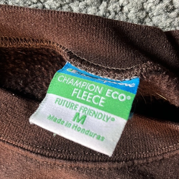 Champion fleece Brown University crew neck - Picture 2 of 3